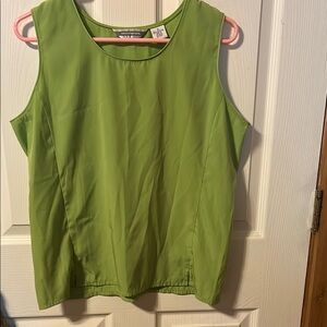 Investments Green Boxy Tank Top